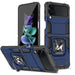 Кейс Wozinsky Ring Armor за Samsung Galaxy Z Flip4 син