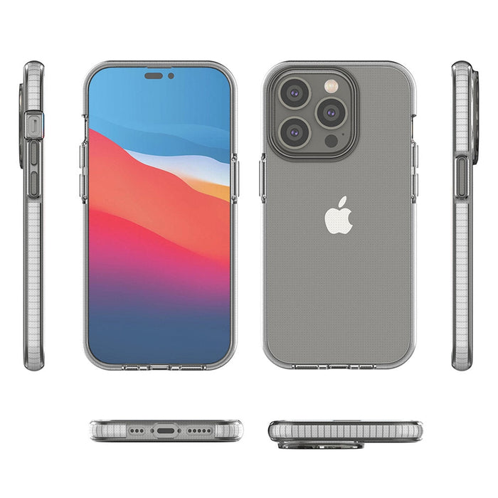 Кейс Spring Case за iPhone 14 Pro с черна рамка