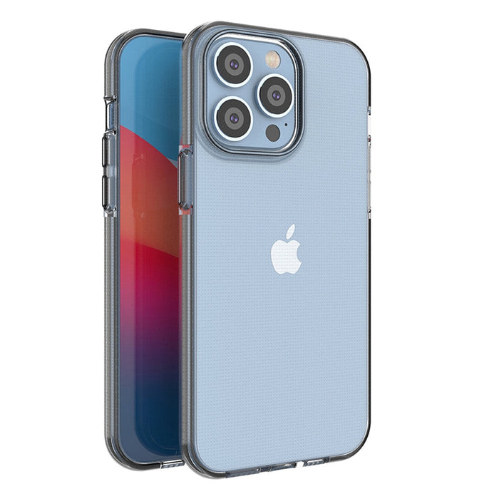 Кейс Spring Case за iPhone 14 Pro Max с черна рамка