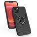 Кейс HQWear Ring Armor за iPhone 14 черен