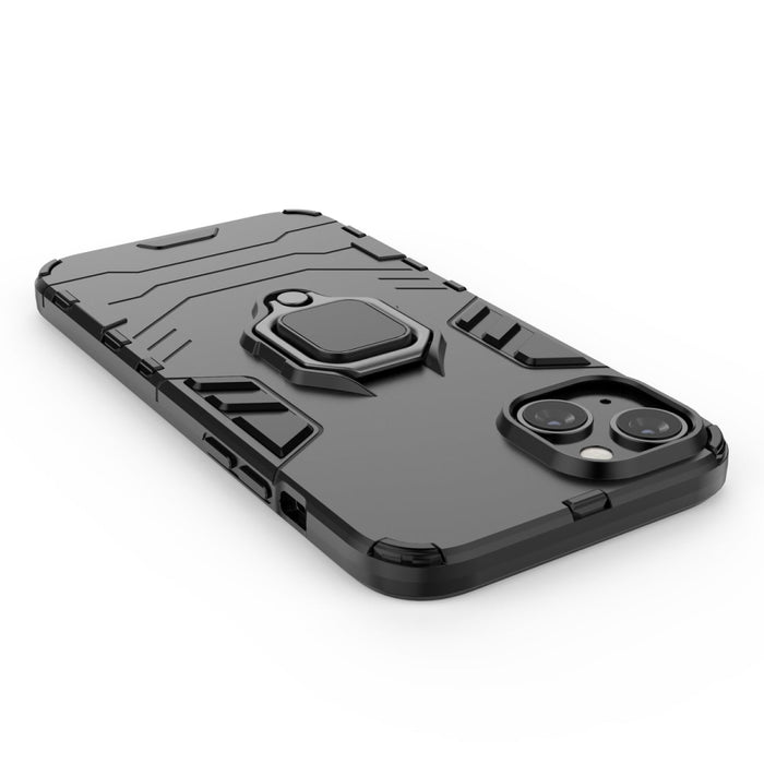 Кейс HQWear Ring Armor за iPhone 14 Plus черен