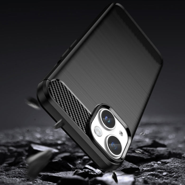 Гъвкав кейс Carbon Case за iPhone 14 черен