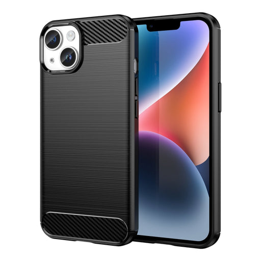 Гъвкав кейс Carbon Case за iPhone 14 Plus черен