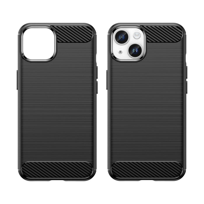 Гъвкав кейс Carbon Case за iPhone 14 Plus черен