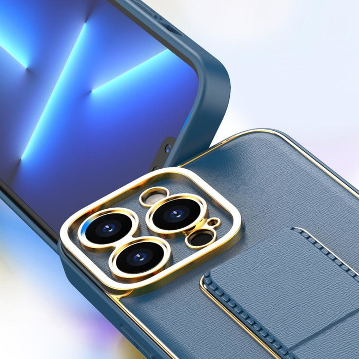 Кейс New Kickstand за iPhone 13 case със стойка черен