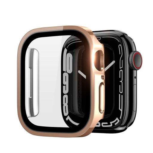 Метална рамка Dux Ducis Hamo за Apple Watch 7 41mm Розов