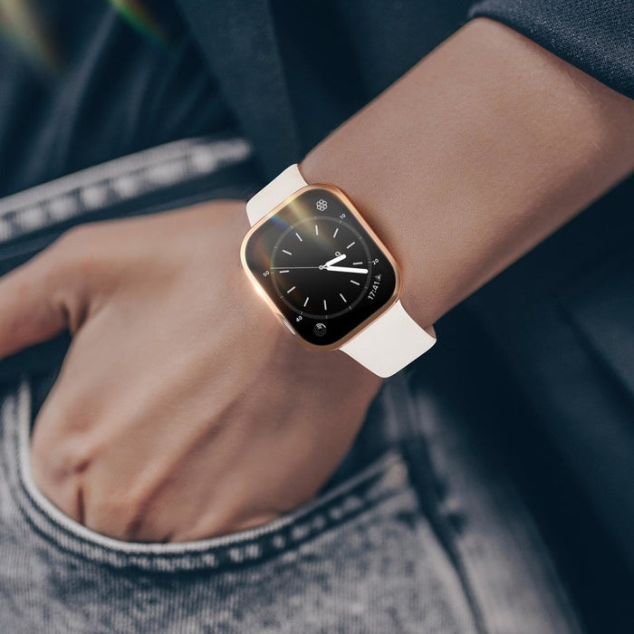 Метална рамка Dux Ducis Hamo за Apple Watch 7 41mm Розов