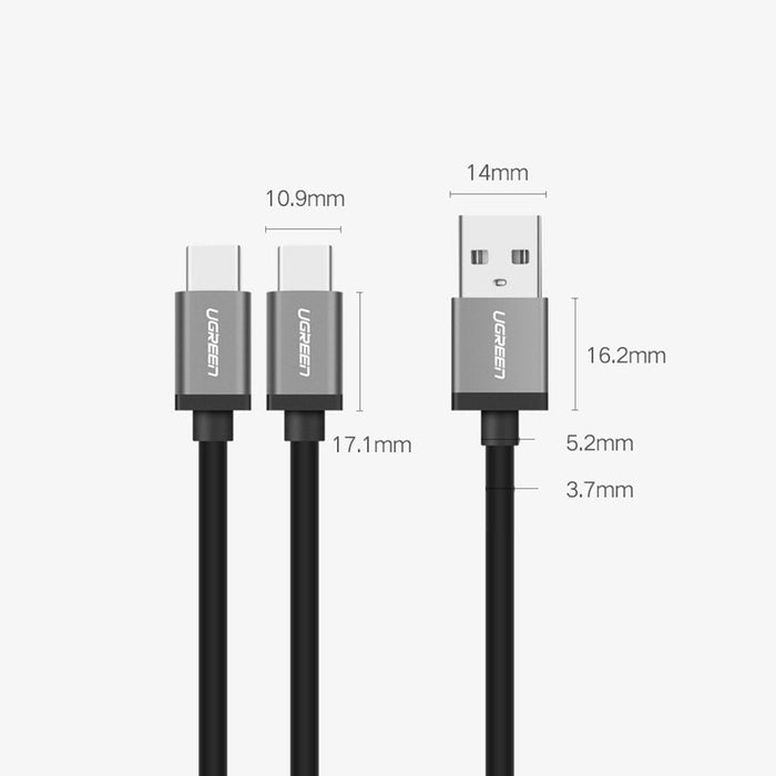 Ugreen Разклонителен кабел USB - Type - C