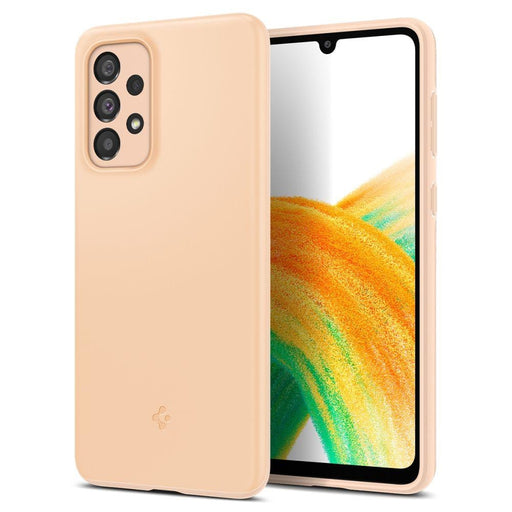 Кейс Spigen THIN FIT за Galaxy A33 5G COTTON PEACH