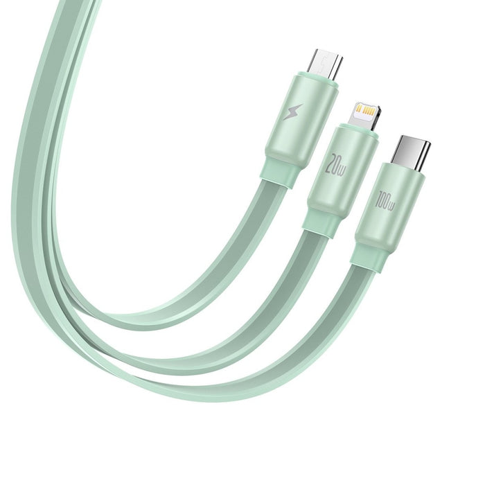 Кабел 3в1 Baseus Traction Series. USB Type C към