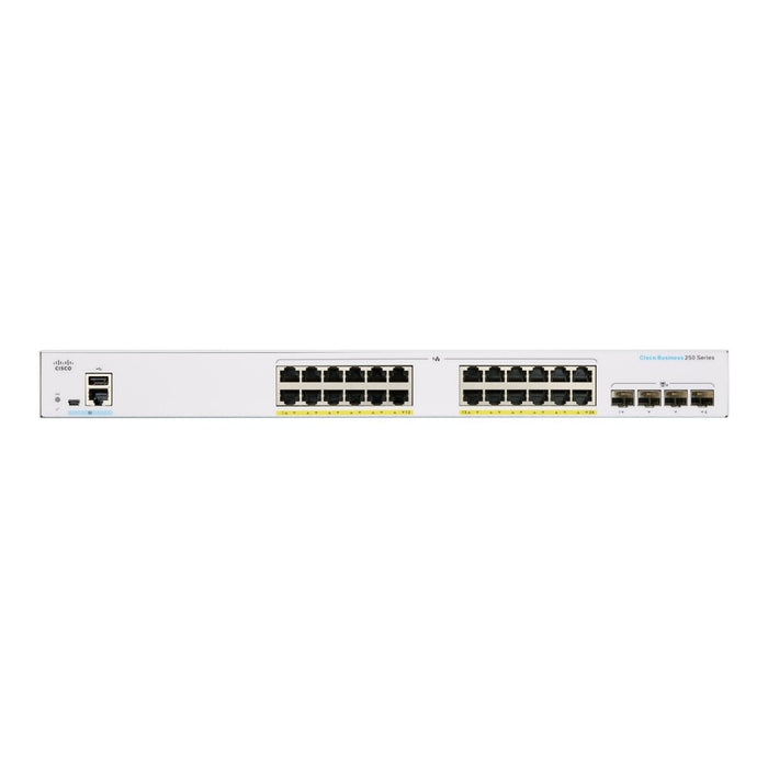 Комутатор CISCO CBS250 Smart 24 - port GE 4x10G SFP +