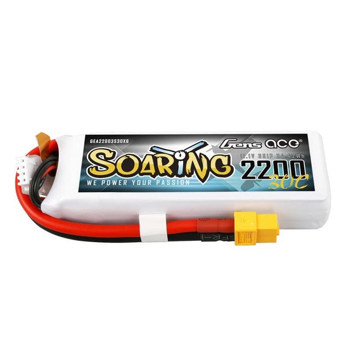 Акумулаторна батерия Gens Ace Soaring 2200mAh 11.1V 30C 3S1P