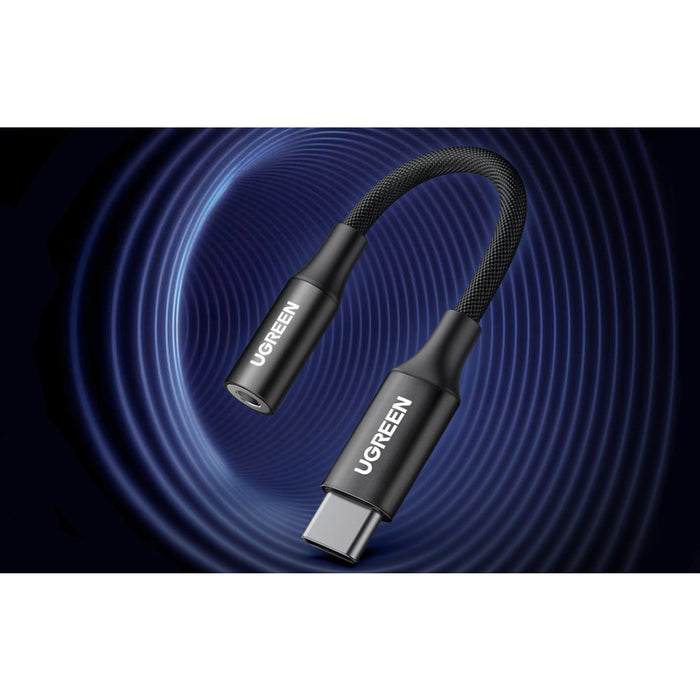 Aудио адаптер UGREEN AV161 USB-C към мини жак 3.5mm