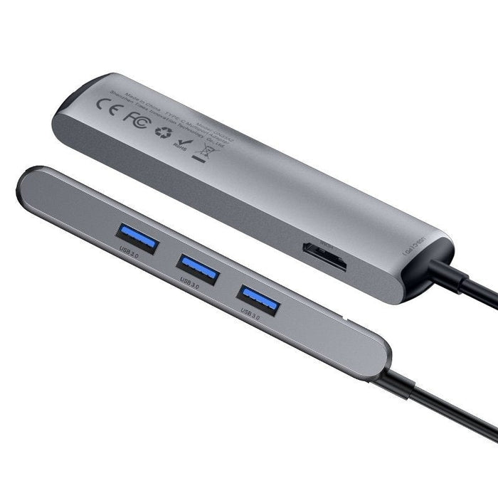 Baseus Хъб Адаптер 6-в-1 от USB-C към 3xUSB 