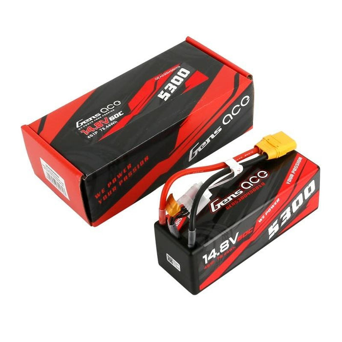 Батерия Gens Ace Bashing 5300mAh 14.8V 60C 4S1P XT90