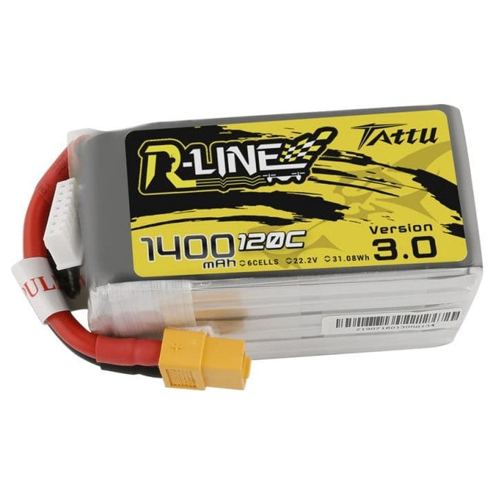 Батерия Tattu R-Line 3.0 6S1P XT60 1400mAh 22.2V 120C