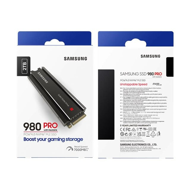 SAMSUNG SSD 980 PRO Heatsink 2TB M.2 NVMe PCIe4