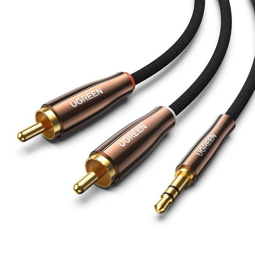 Kабел UGREEN AV170 2x RCA (чинч) към 3.5mm жак