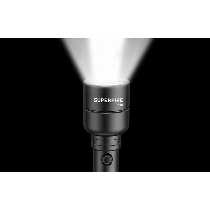 Фенерче Superfire Y16 1700 lm USB-C IP46 водоустойчивост