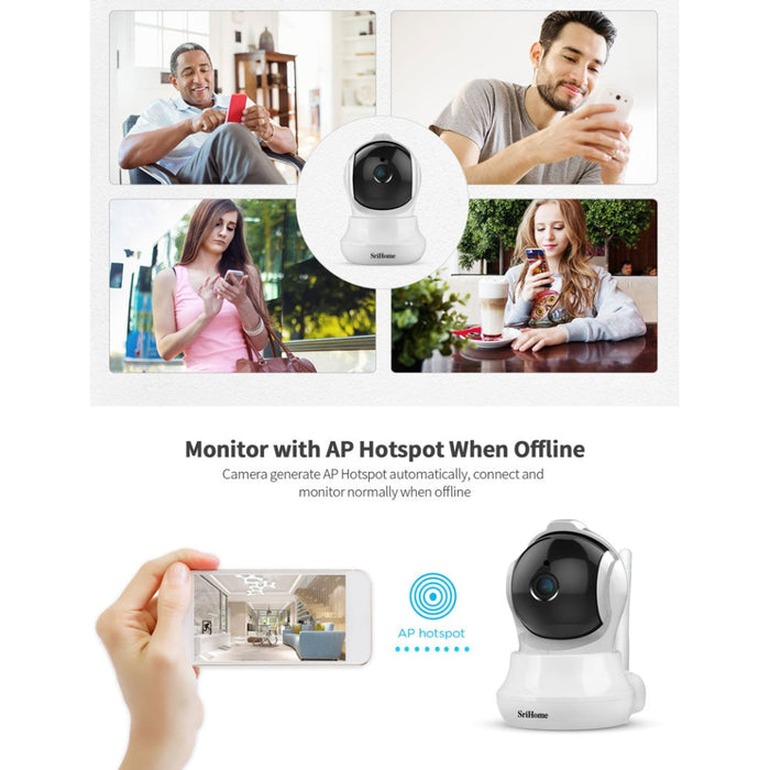 IP camera Sricam SH020 Smart Home Wifi 1080P RJ45 ONVIF 