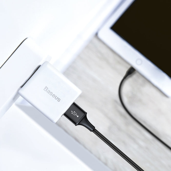 Кабел 3в1 Baseus Rapid Series USB към micro USB / USB-C / 