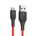 Кабел USB към microUSB BlitzWolf 2A 1.8m