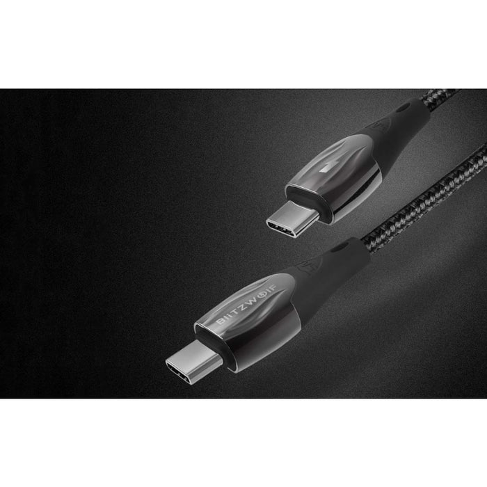 Кабел за зареждане USB-C към USB-C BlitzWolf BW-FC1 96W 5A