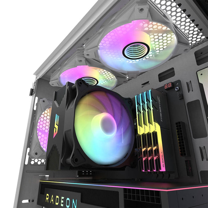 Комплект RGB вентилатори за компютър Darkflash INF8 3 броя 