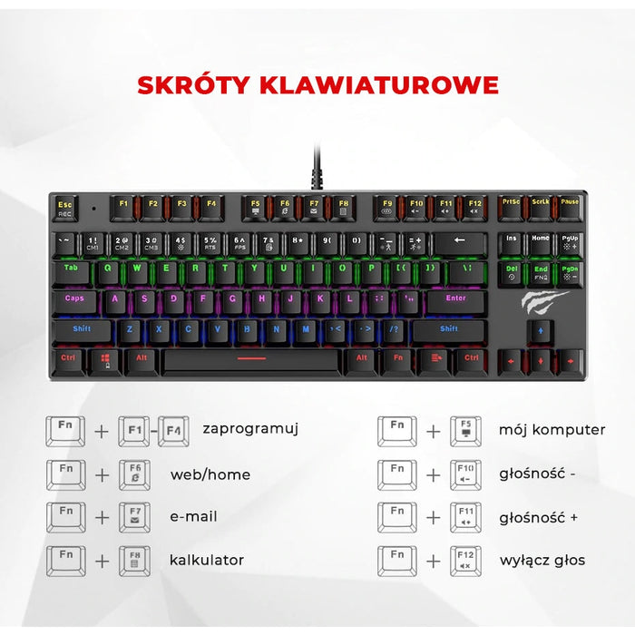 Механична клавиатура Havit GAMENOTE KB435L