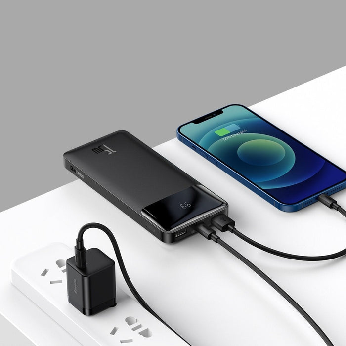 Преносима батерия Baseus Bipow 10000mAh 2xUSB USB-C 15W