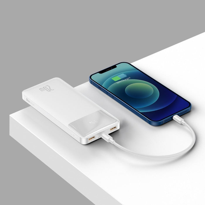 Преносима батерия Baseus Bipow 20000mAh 2xUSB USB-C 20W