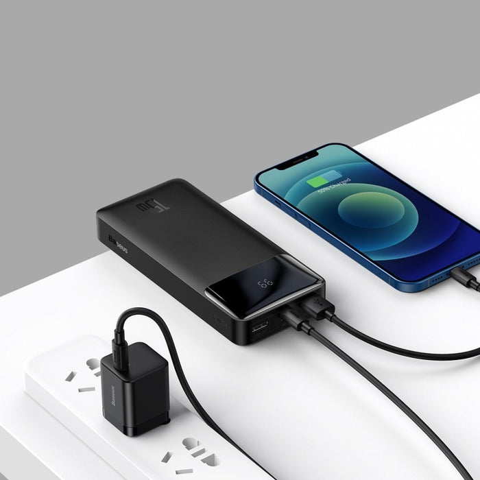 Преносима батерия Baseus Bipow 30000mAh 2xUSB USB-C 15W