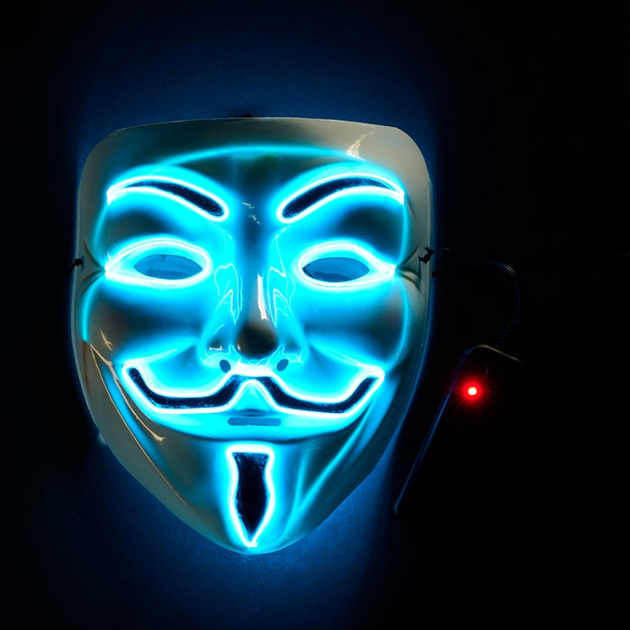 Светеща LED маска V Vendetta