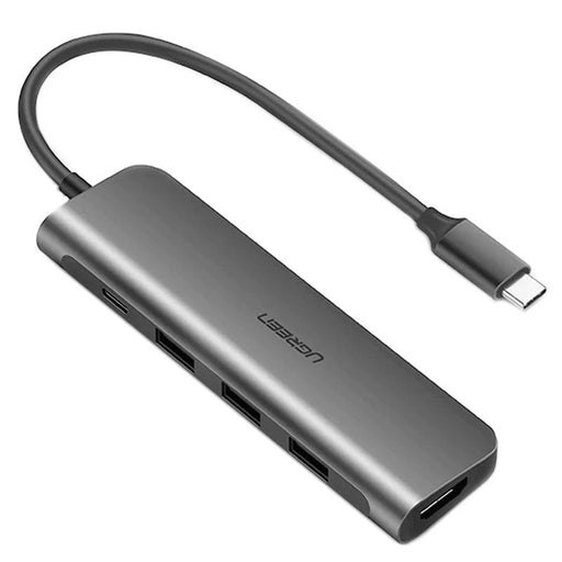 UGREEN Хъб Адаптер 5в1 от USB-C към HDMI 4K 3xUSB 3.0 Type-C